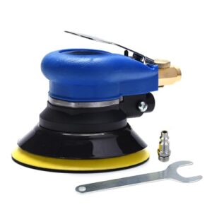 5 inch Pneumatic Orbital Sander Air Sander Palm Da Sander Hook and Loop Air Powered and Swirl Free by ZHONG AN