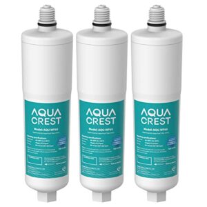 aquacrest ap431 replacement cartridge for aqua-pure ap430ss, whole house water scale inhibition system, helps prevent scale build up on hot water heaters and boilers, pack of 3
