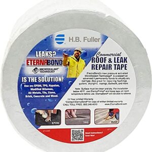 EternaBond RoofSeal White 6" x50' MicroSealant UV Stable RV Roof Seal Repair Tape | 35 mil Total Thickness - EB-RW060-50R - One-Step Durable, Waterproof and Airtight Sealant