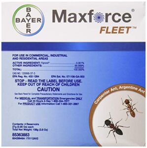 bayer 10072 max force fleet ant gel, light yellow