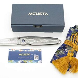 Mcusta Seki Japan Tsuchi MC-34D VG-10 Damascus Gentleman Folding Pocket Knife