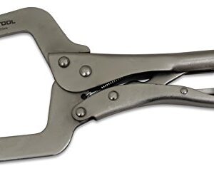 ION TOOL 6 Pack - 11” C-Clamp Locking Pliers, Swivel Pads