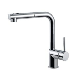 houzer vitpo-664-pc vitale pull out kitchen faucet, polished chrome