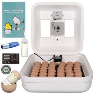 hovabator 2370 egg incubator deluxe combo kit, electronic thermostat, circulating air fan, automatic egg turner, hygrometer for humidity measurement, quail - goose hatching eggs, poultry