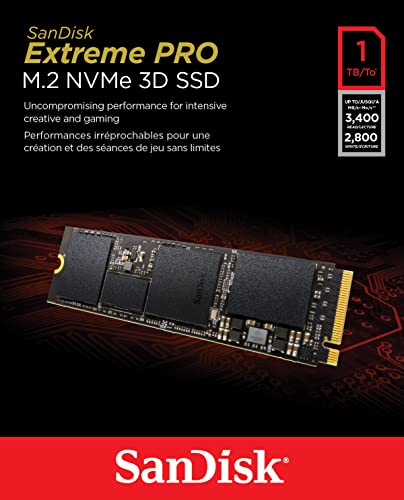 SanDisk Extreme PRO M.2 NVMe 3D SSD - 1TB