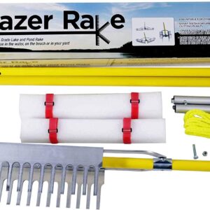 Jenlis Razer Rake - Collapsible All-Purpose Aluminum Lake and Landscape Weed Rake