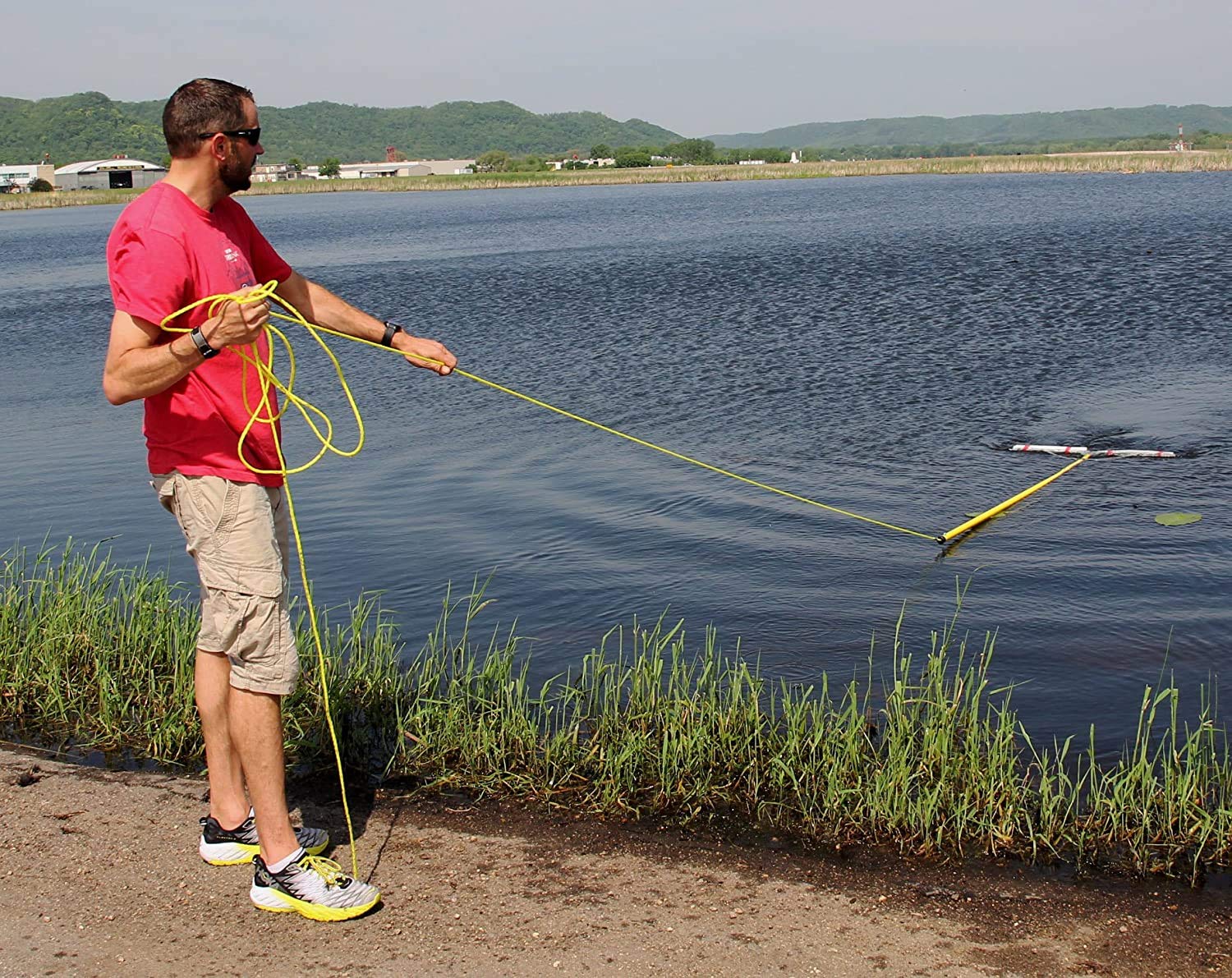 Jenlis Razer Rake - Collapsible All-Purpose Aluminum Lake and Landscape Weed Rake