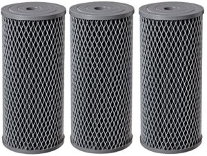 pentek ncp-bb carbon-impregnated polyester filter cartridge, 9-3/4 x 4-1/2, 10 micron (pack of 3)