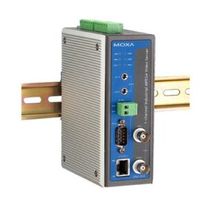 moxa vport 3310-t 1-port din rail mount video server mpeg 4,-40-75c
