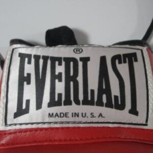 Muhammad Ali Joe Fraizer signed vintage red Everlast boxing glove JSA COA - Autographed Boxing Gloves