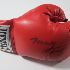 Muhammad Ali Joe Fraizer signed vintage red Everlast boxing glove JSA COA - Autographed Boxing Gloves