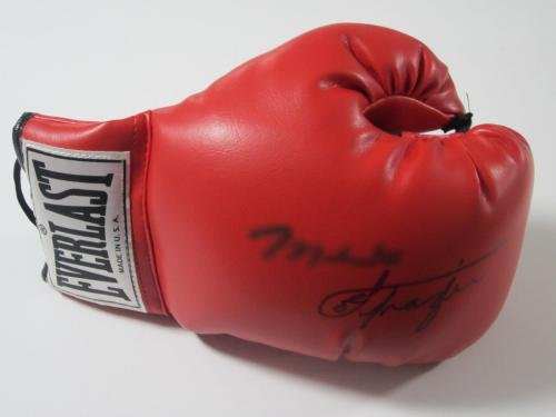 Muhammad Ali Joe Fraizer signed vintage red Everlast boxing glove JSA COA - Autographed Boxing Gloves