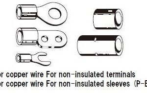 LOBSTER AK15A Professional Wire Terminals Connectors Ratcheting Crimper Eay Grip (SQ) : 1.25, 2, 5.5, 8m㎡ Made in Japan