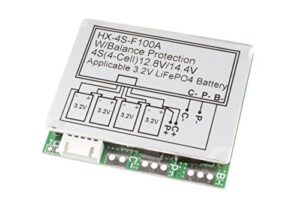 noyito 100a 4s 3.2v lithium iron phosphate battery protection board 12.8v with balance over-current over-charge over-discharge short-circuit protection