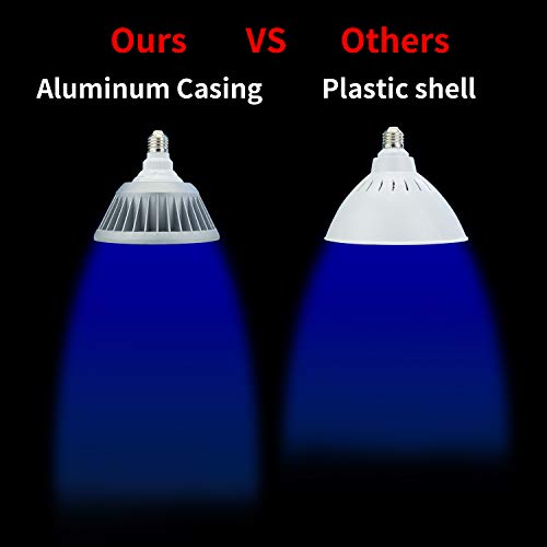 Pool Lights,120V 40W RGBW Color Splash led Pool Light Bulb for inground Pool, E26 Replacement Bulb for 500W Pentair and Hayward Fixture (120V-RGB+White)