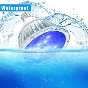 Pool Lights,120V 40W RGBW Color Splash led Pool Light Bulb for inground Pool, E26 Replacement Bulb for 500W Pentair and Hayward Fixture (120V-RGB+White)