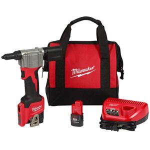 milwaukee electric tools corp 2550-22 m12 rivet tool kit (2550-22)