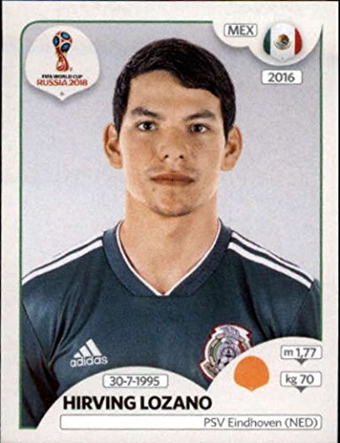 2018 Panini World Cup Stickers Russia #467 Hirving Lozano Mexico Soccer Sticker