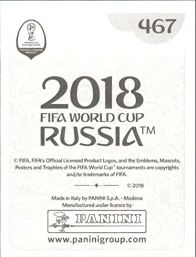 2018 Panini World Cup Stickers Russia #467 Hirving Lozano Mexico Soccer Sticker