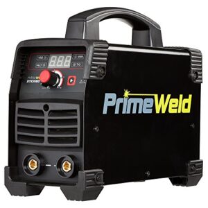 primeweld 160a arc/stick welder, 110v/220v dual-voltage multipurpose welder, stick welder machine for home or jobsite use, dc stick welder and lift tig welder, 160stick