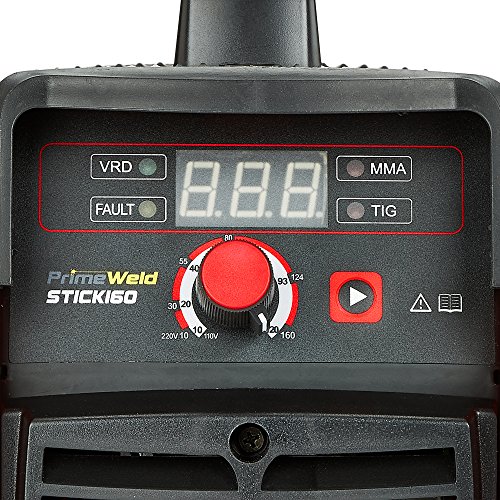 PrimeWeld 160A Arc/Stick Welder, 110V/220V Dual-Voltage Multipurpose Welder, Stick Welder Machine for Home or Jobsite Use, DC Stick Welder and Lift TIG Welder, 160Stick