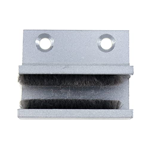 Sydien 2Pcs 1-1/2'' Sliding Shower Door Bottom Guide with Screw for Door Roller Sliders