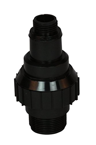 Wayne 62061-WYN1 Certified Replacement Check Valve with Hose Connect, Black - Replacement Part for WAPC250 1/4 HP Reinforced Thermoplastic Pool Cover Pump 4x4x4 inch