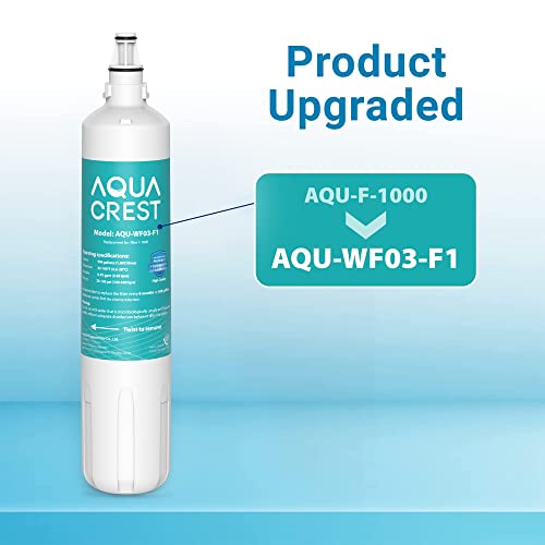 AQUACREST F-1000 Undersink Water Filter, Model No.WF03-F1, Replacement for F-1000 and AquaPure AP Easy C-Complete
