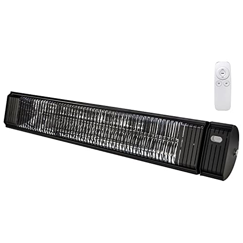 Aura CF30240B 3000 Watt Radiant Infrared Heater - Aura Series, Finish Color: Black