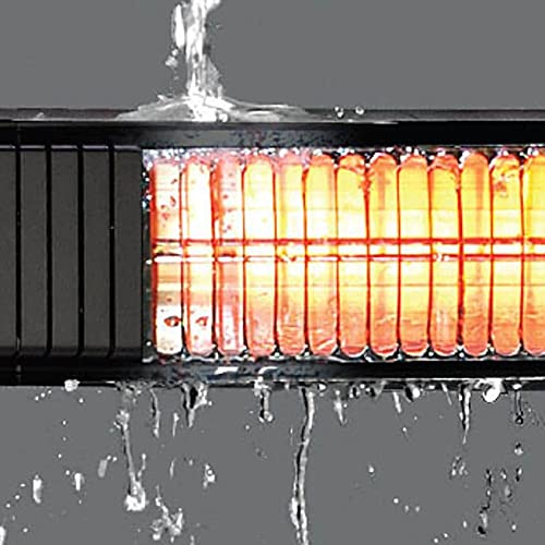 Aura CF30240B 3000 Watt Radiant Infrared Heater - Aura Series, Finish Color: Black