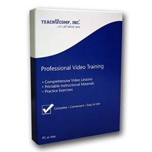 teachucomp video training tutorial for microsoft excel for lawyers / attorneys v. 2016 product key card (download) course and pdf manual
