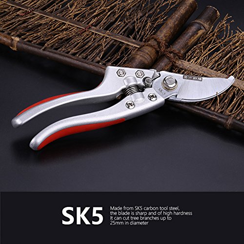 Fruit Tree Bonsai Gardening Pruning Shears Effort-Saving Pruners Scissors Hand Tools Professional Sharp Pruning Shears Tree Trimmers Secateurs Hand Pruner Garden Shears Clippers