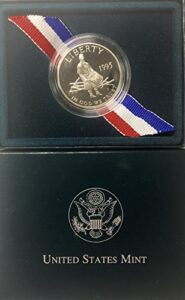 1995 s civil war battlefield commemorative half dollar proof us mint