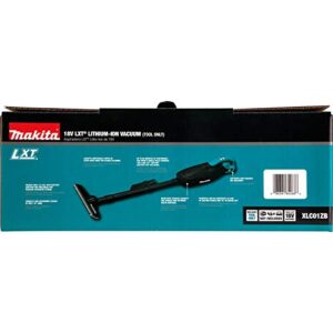 Makita XLC01ZB 18V LXT Lithium-Ion Cordless Vacuum, Tool Only