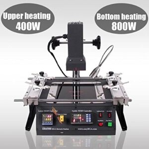 Soldering Stations Machine,1250W IR6500 Infrared BGA Rework Station Repair Heating Reball Soldering Welding Welder Fit Xbox360 PS3 (IR6500)