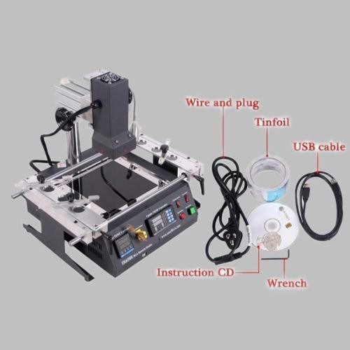 Soldering Stations Machine,1250W IR6500 Infrared BGA Rework Station Repair Heating Reball Soldering Welding Welder Fit Xbox360 PS3 (IR6500)