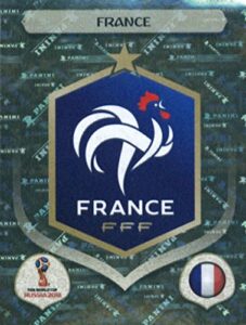 2018 panini world cup stickers russia #192 team logo france soccer sticker