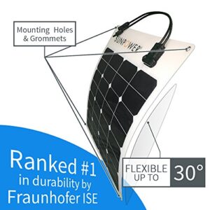 SunPower 50 Watt Flexible Monocrystalline High Efficiency Solar Panel