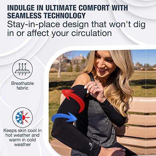 SportsTrail Cooling Arm Sleeves – Breathable, Moisture-Wicking Arm Sleeves for Women, Men & Kids