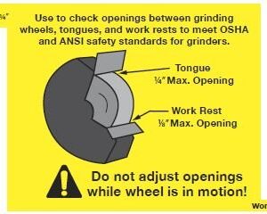 Bench Grinder Safety Gauge with Tether (1)