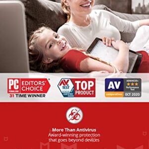 McAfee Internet Security 2020, 10 Device, Antivirus Software, Password Protection, 1 Year - Key Card