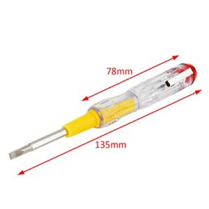 1pc New 100-500V Multi-function Household LED Electric Test Tester Pen Screwdriver Voltage Tester Detector Probe 137mm