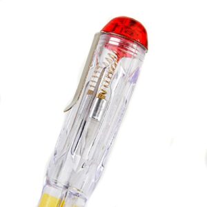 1pc New 100-500V Multi-function Household LED Electric Test Tester Pen Screwdriver Voltage Tester Detector Probe 137mm