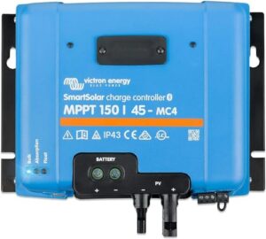 victron energy smartsolar mppt mc4 150v 45 amp 12/24/36/48-volt solar charge controller (bluetooth)