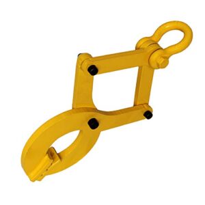 BISupply Pallet Puller Clamp, 6,000 lb pound Pulling Capacity, Pallet Grabber Hook Puller Tool for Forklift Chain