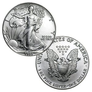 1990 Silver Eagle In US Mint Gift Box $1 Brilliant Uncirculated