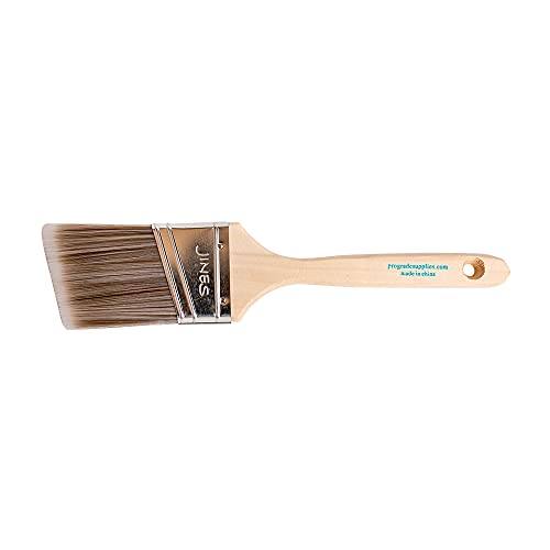 Pro Grade - Paint Brushes - 12Ea 2.5" Angle Brushes