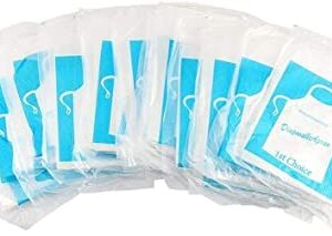 Parts Express 50 Pcs Clear Plastic Polyethylene Waterproof Disposable Aprons For Cooking, Painting