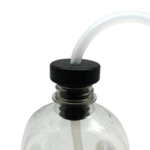 Sink Soap Dispenser Extension Tube (36”) with Check Valve (Maintains Prime) - Two Bottle Stoppers to Fit Most Soap Containers. No More Messy Refills. Provides a Lifetime of Convenience.