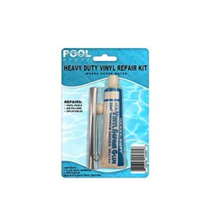 Pool Above Repair Kit for Durabeam Single Fiber Tech Airbed | Vinyl Glue | Gray and Beige Patches